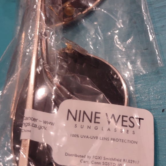 New Nine West Aviator Sunglasses - Picture 4 of 7